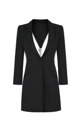 LONG-SLEEVED SUIT IN BLACK