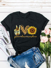 Peace Love Sunshine Casual Tee