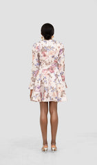 LITA FLORAL LONG SLEEVE MINI DRESS