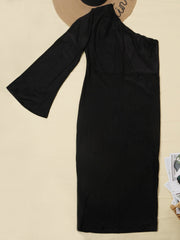 One Shoulder A Line Dress