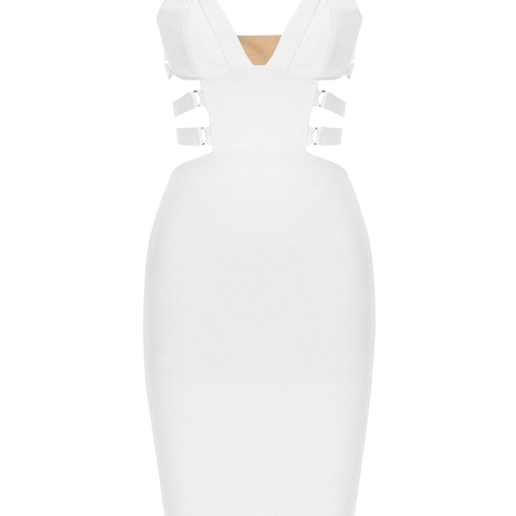 Strappy Sleeveless Exposed Waist Bandage Set