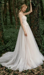 MESH LACE HALTER SIMPLE MORI MAXI DRESS IN WHITE