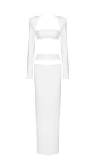 WHITE TWO PIECES BANDAGE SET