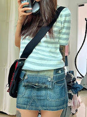Vintage Denim Overall Dress