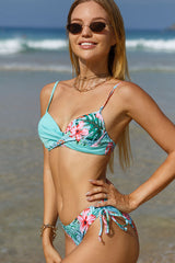 Natural Print Pretty Twisted Bikini
