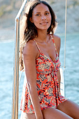 Natural Print Pretty Irregular Tankini