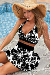 Paisley Print Patchwork Elegant Tie Dye Bikini