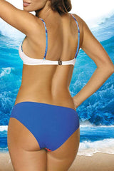Natural Print Classic Front Wrap Bikini