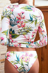 Natural Print Pretty Tankini