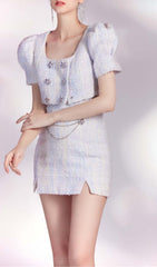 CRYSTAL EMBELLISHED TWO PIECE IN LILAC