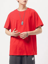 Men's Simple Cotton Short Sleeve Tee