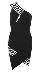 ONE SHOULDER BANDAGE DRESS