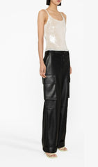 SEQUIN EMBROIDERED TANK TOP