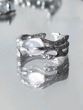 Opal Pendant Irregular Cuff Ring