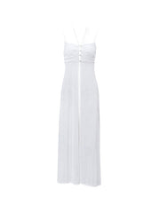 Longline Slit Halter Cami Top