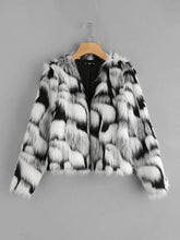 Two Tone Open Front Coat
