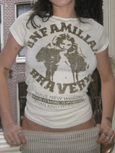 Vintage Portrait Print Short Sleeve Tee