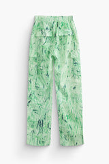 Tie Dye Flap Pocket Straight Leg Cargo Pants