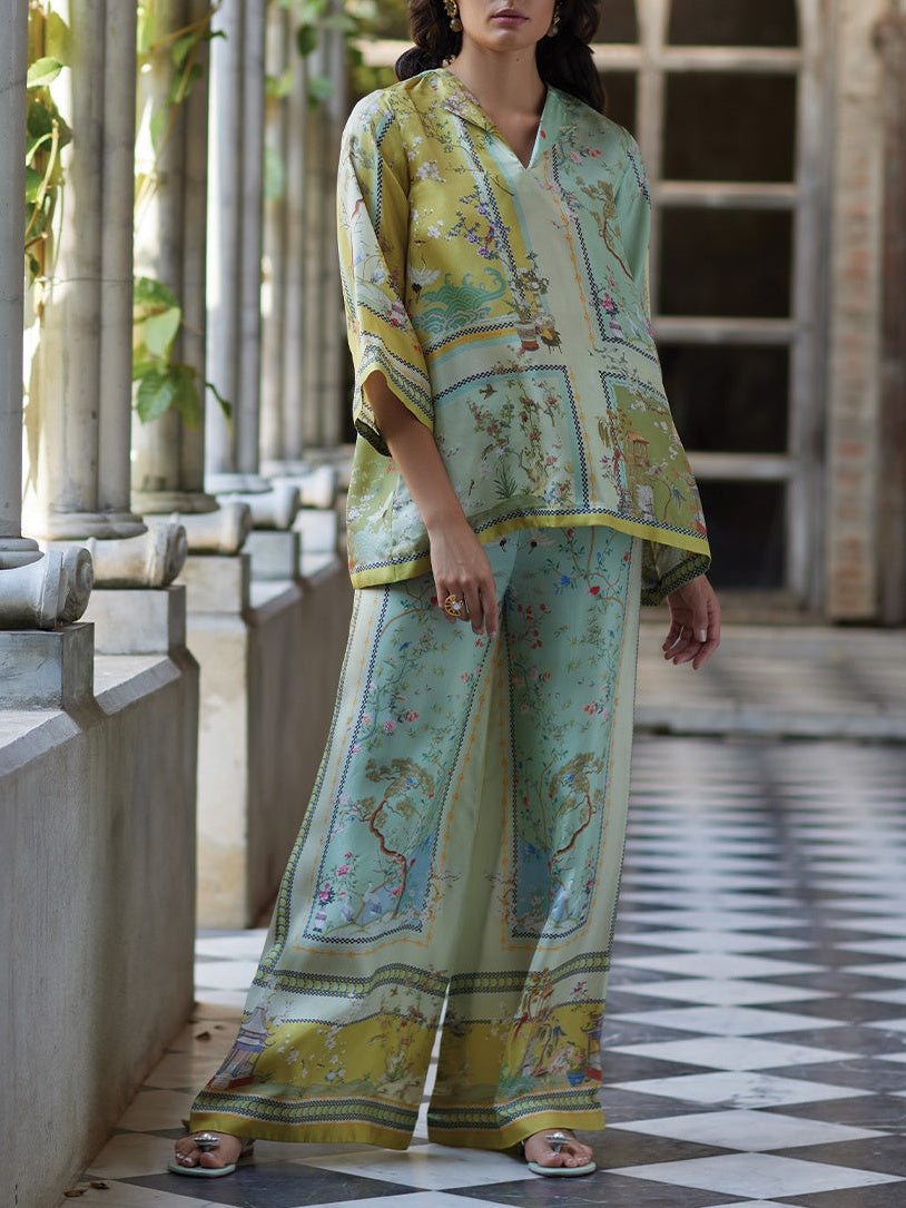 Digital Printed Trumpet Sleeves Print Set