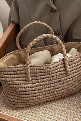 Square Braided Tote Bag