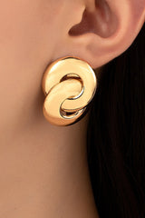 Knot Decor Stud Earrings