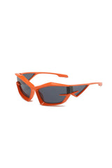 Cat Eye Wraparound Sunglasses