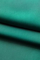 High Waisted Satin Ruched Split Maxi Skirt