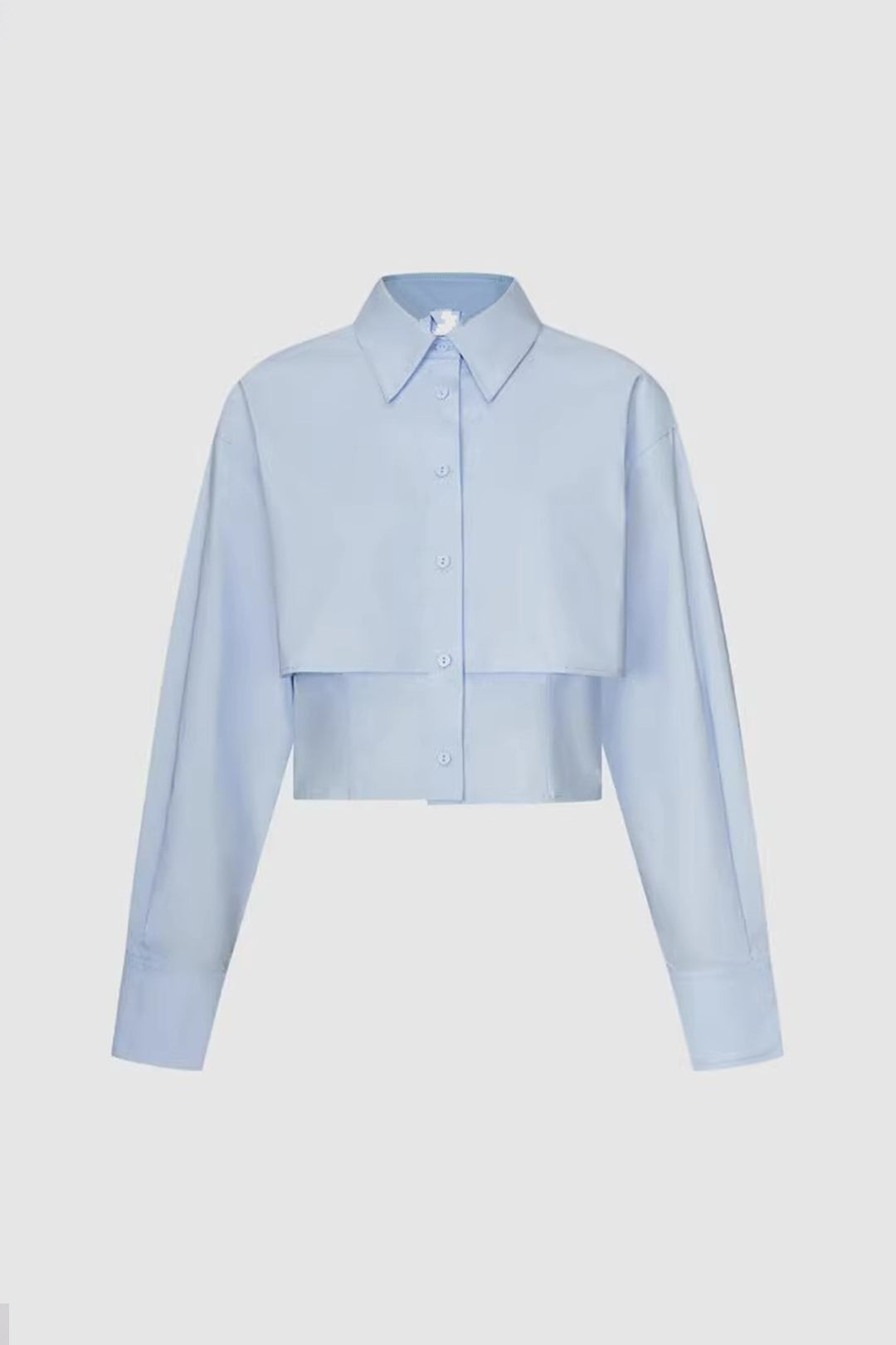 Button Up Collar Long Sleeve Shirt