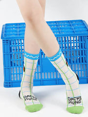 Cartoon Puppy Pattern Socks