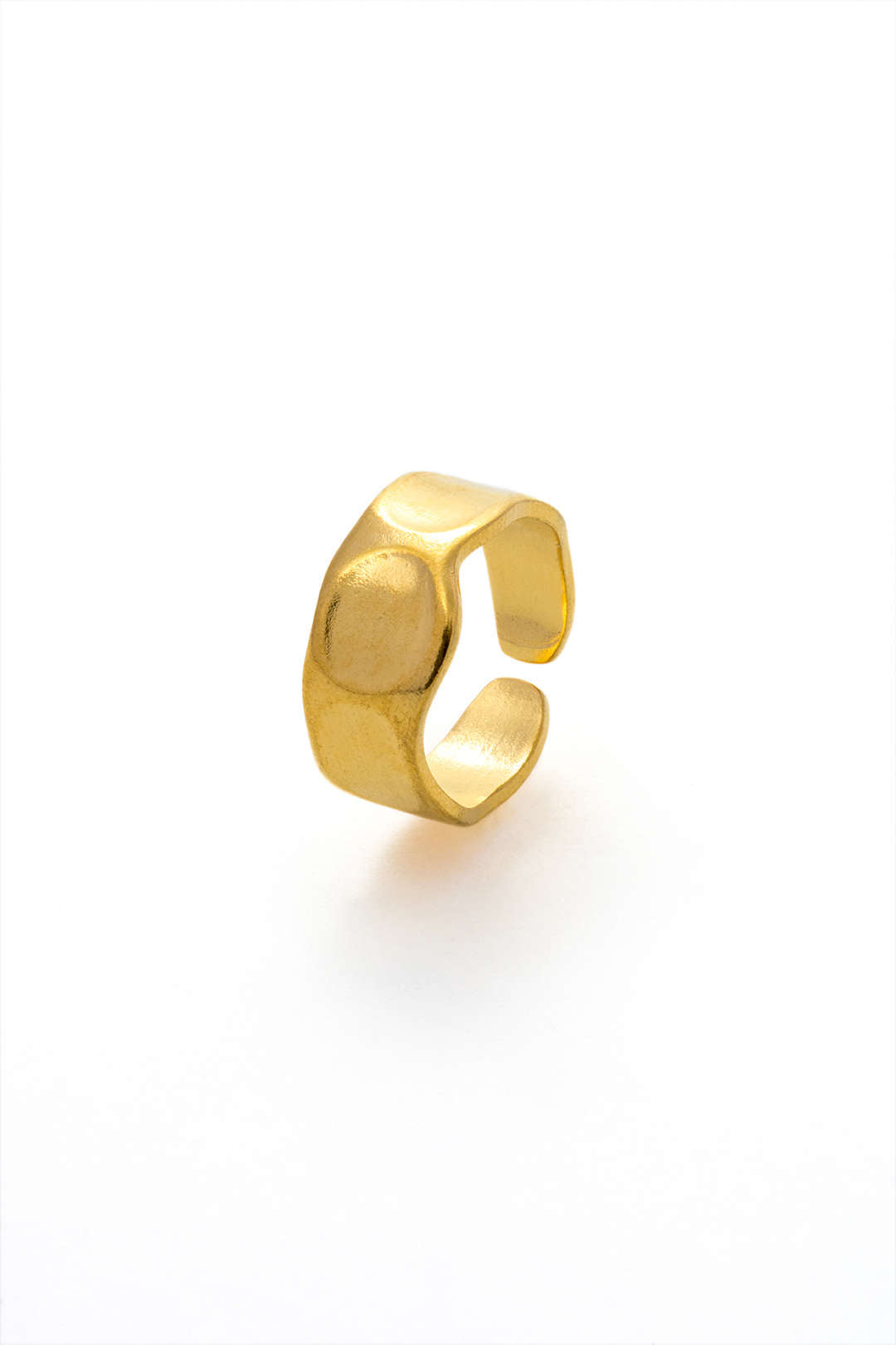 Hammered Cuff Ring