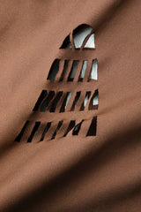 Square Neck Cut Out Sleeveless Mini Dress