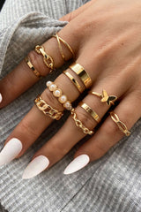 Set of 11 Pc Rings