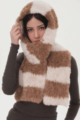 Stripe Plush Scarf