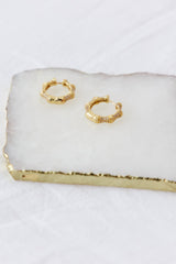 18K Gold Plated Final Stage Earrings