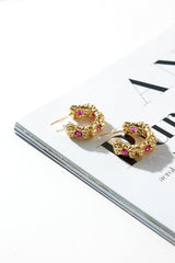 18k Gold Plated Gorg Gems Earrings Gold