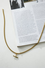 18k Gold Plated Locked In Heaven Necklace Gold