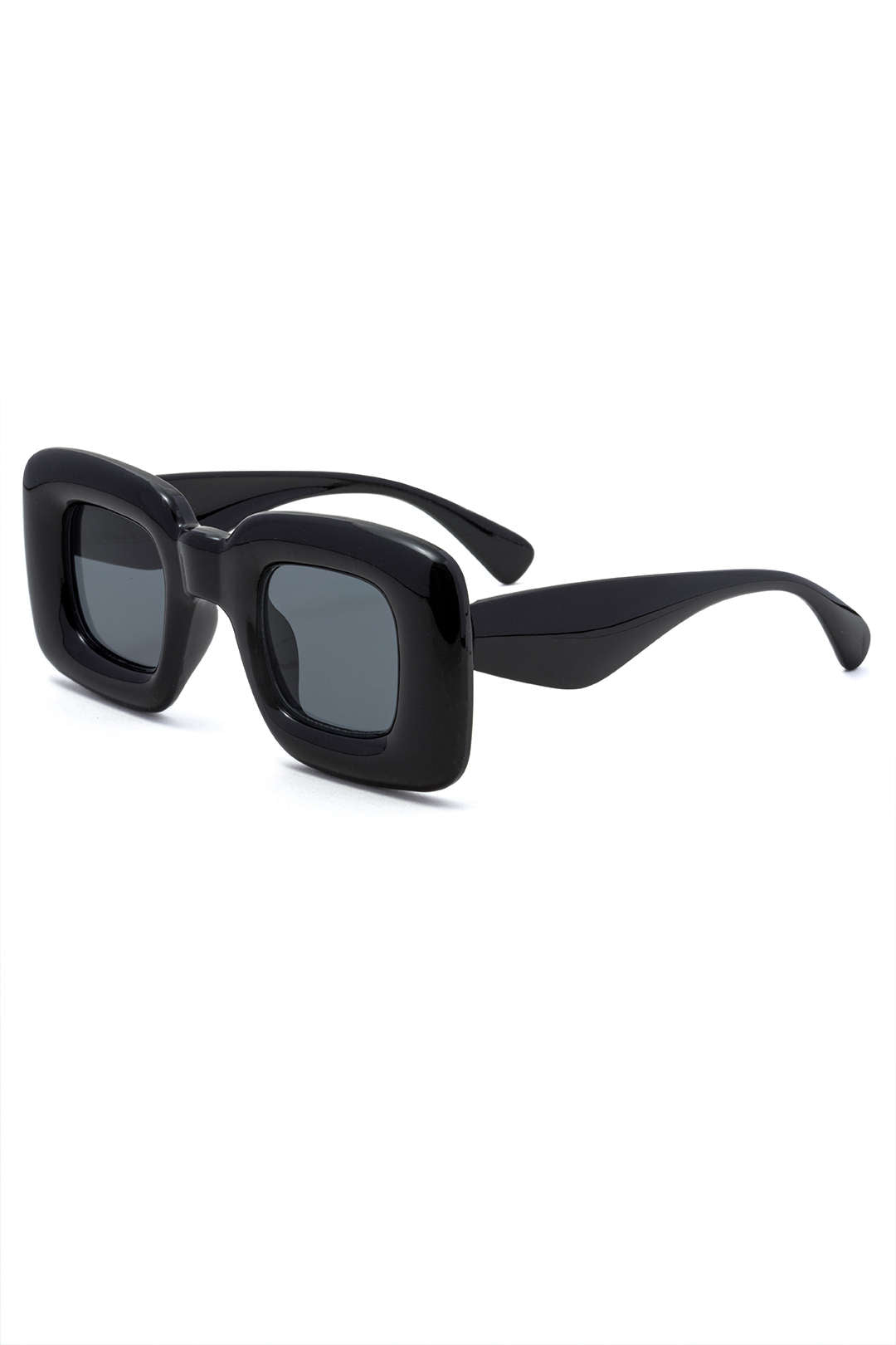 Inflated Square Frame Sunglasses