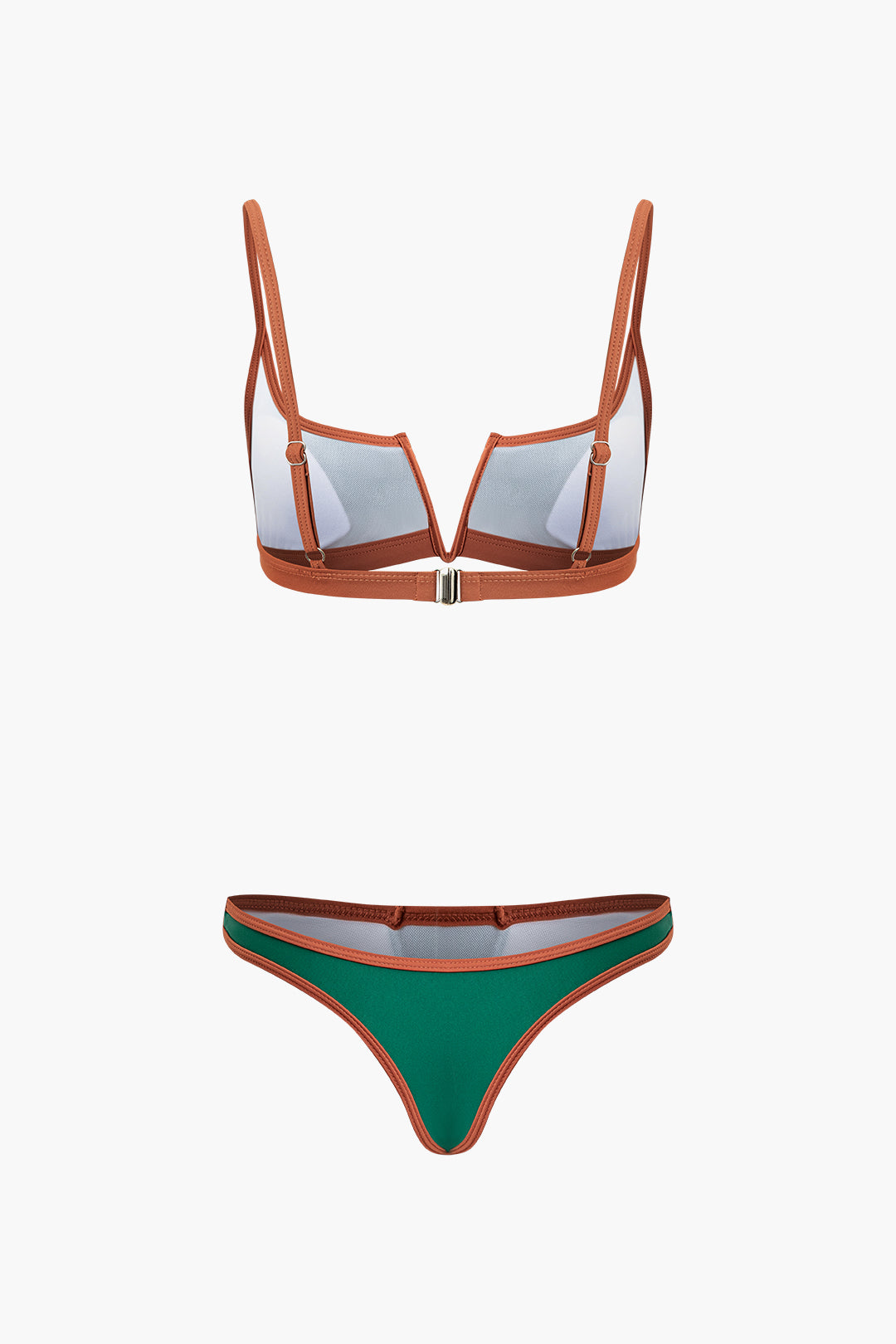 Color Block Bikini Swimsuit