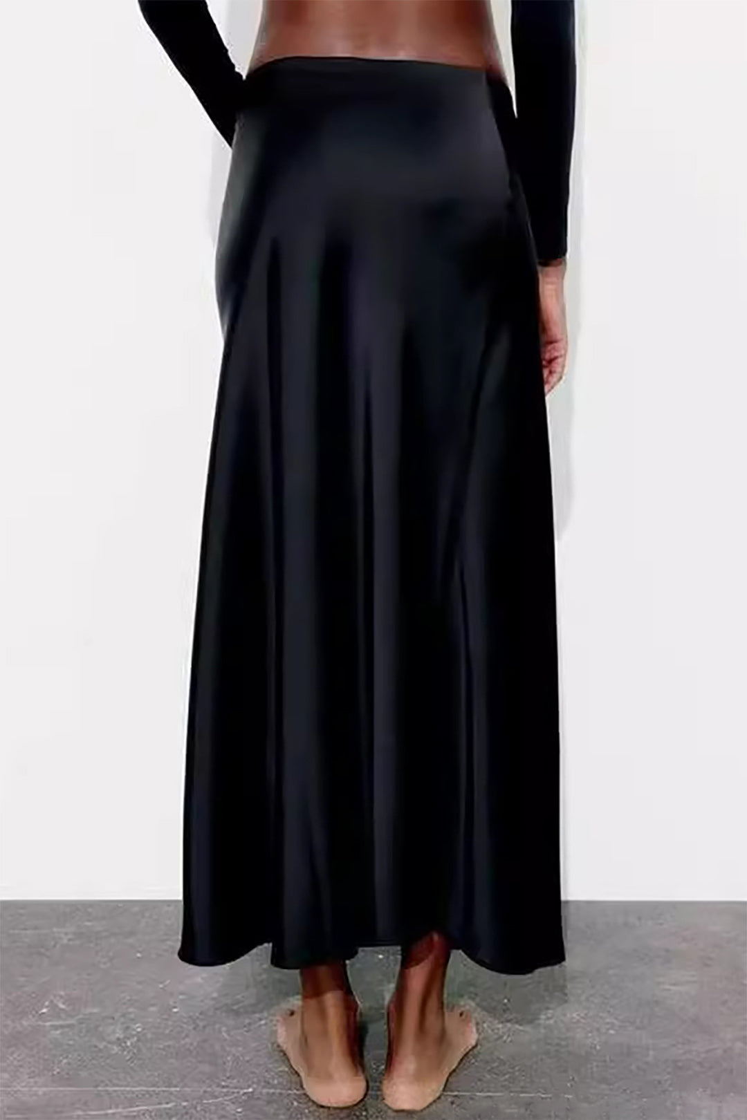 Satin Maxi Skirt