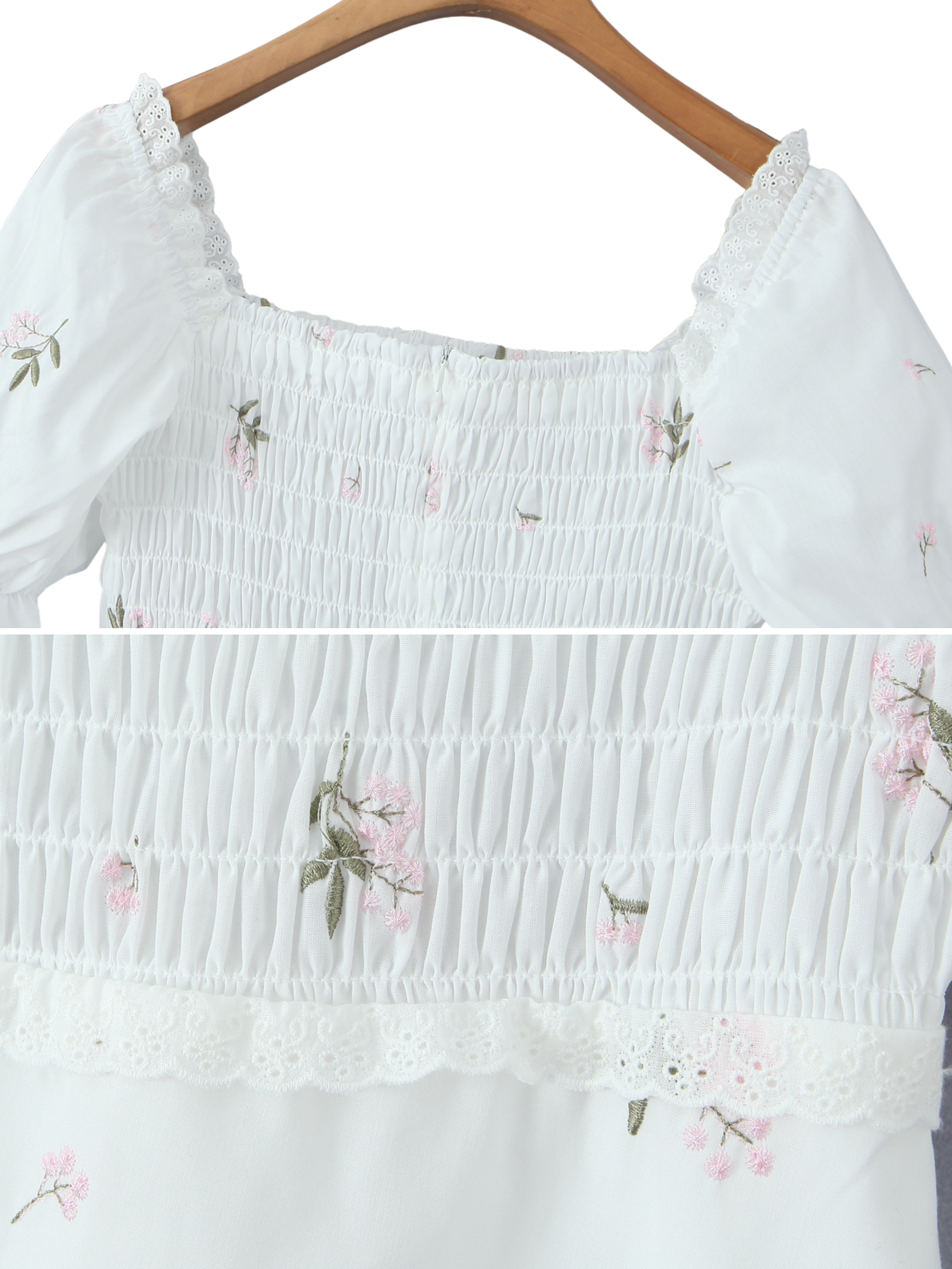 Celeste Floral Puff Sleeve Mini Dress
