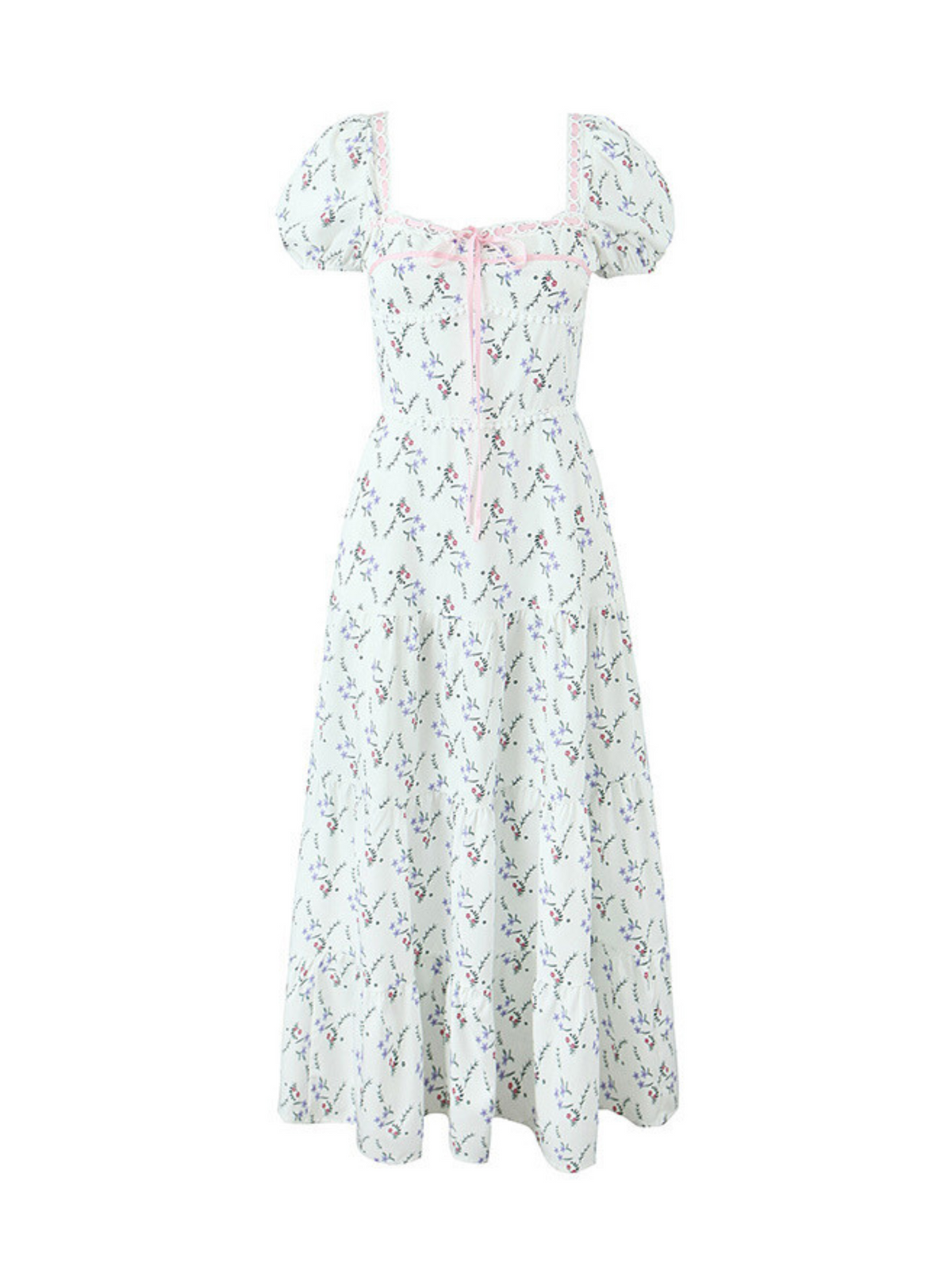 Eleanor Vintage Floral Midi Dress