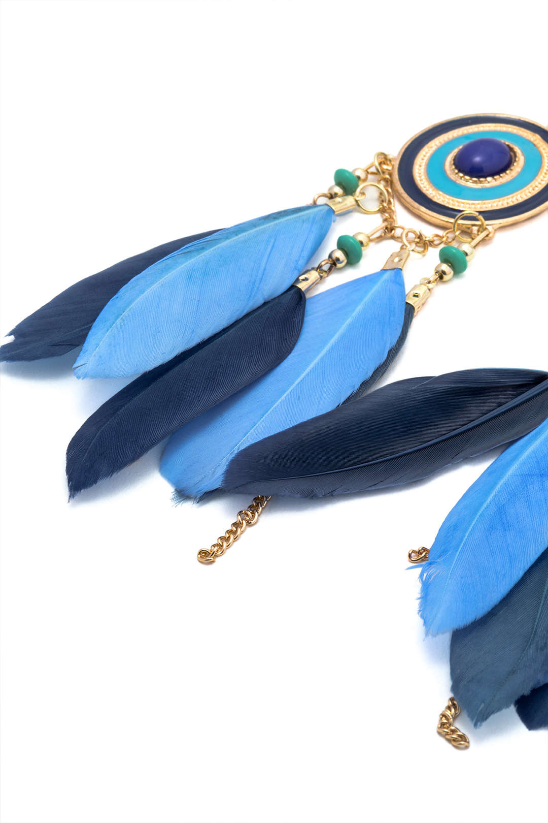 Feather Drop Earrings