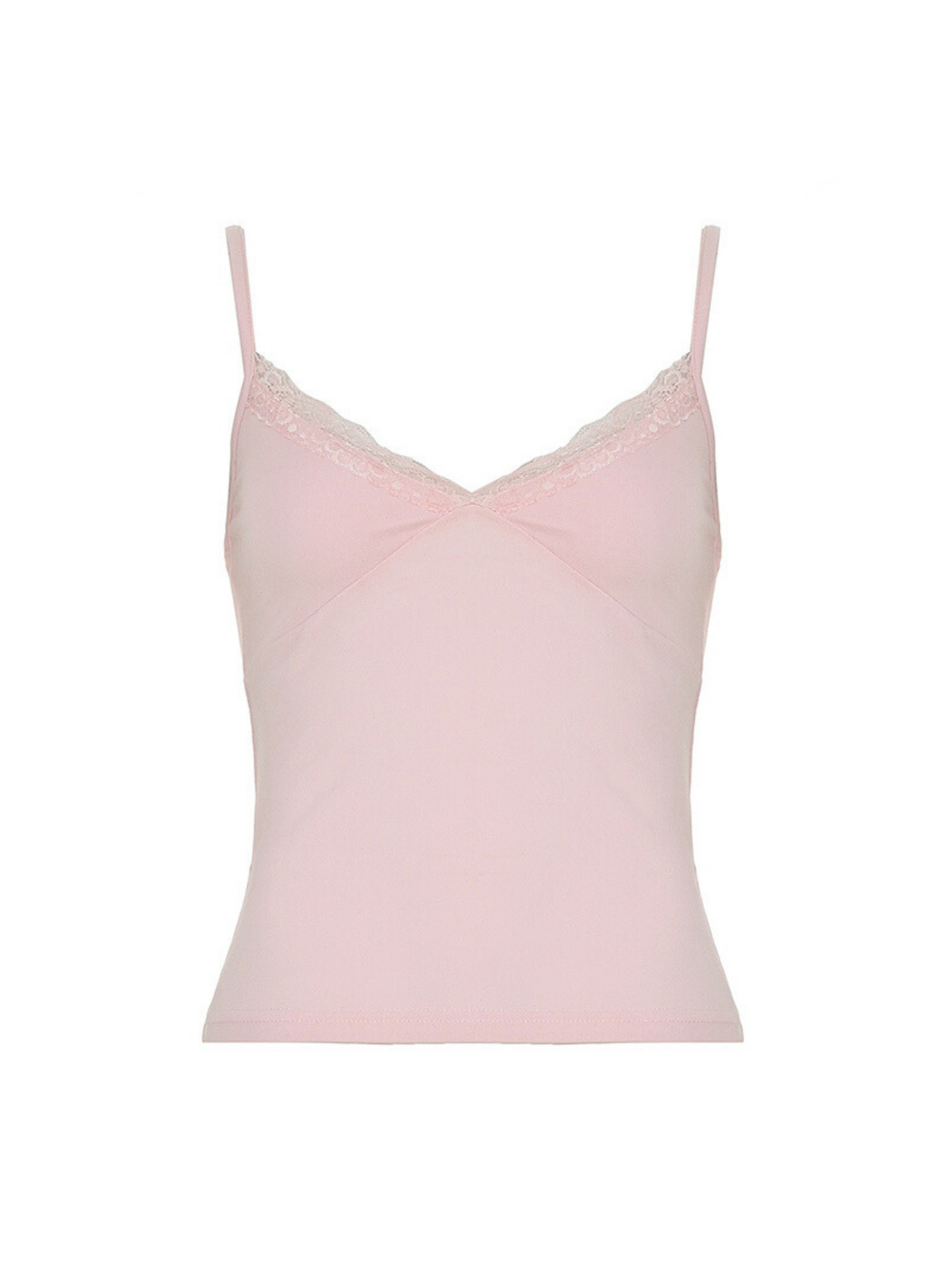 Farah Lace Trim Basic Tank Top