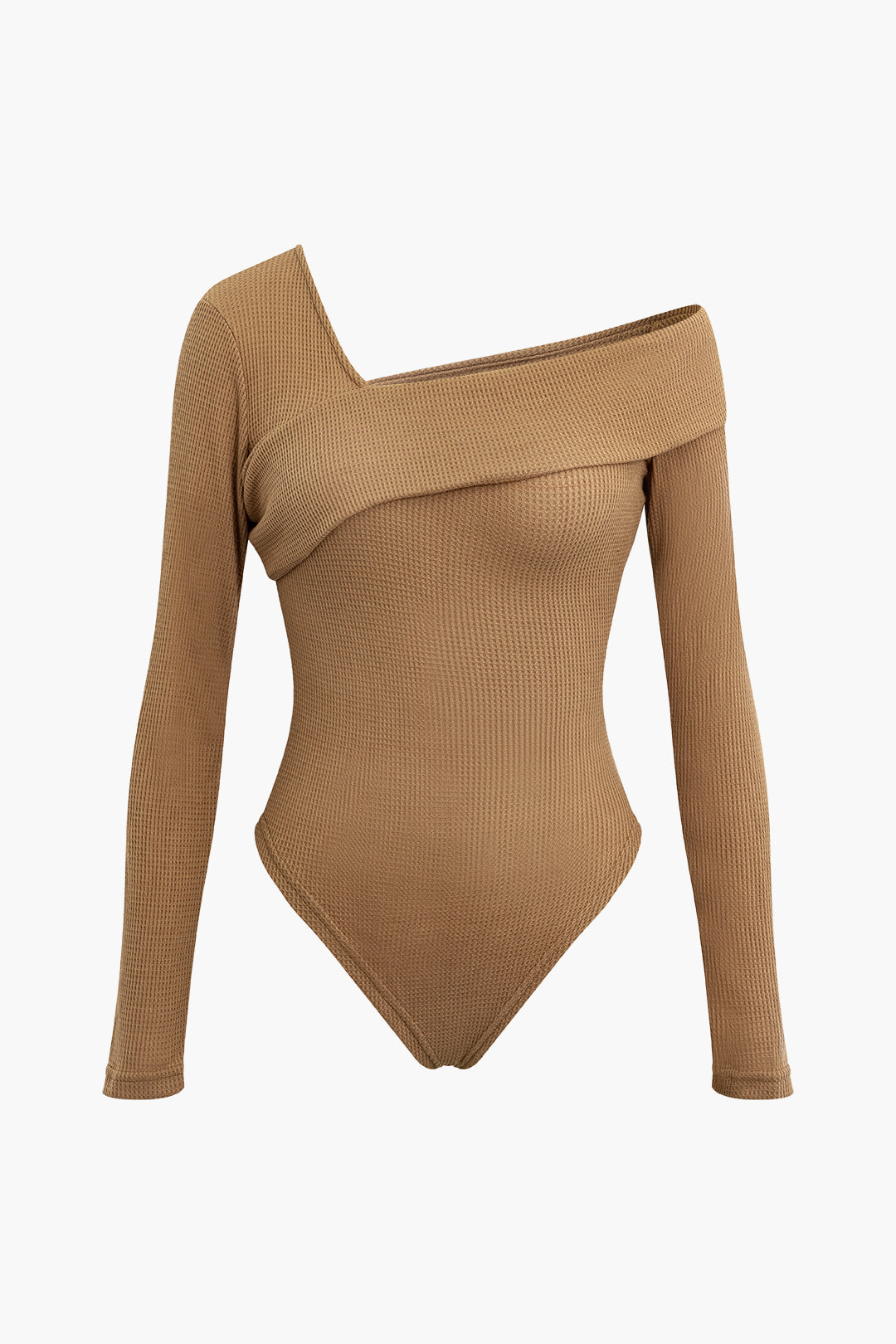 Asymmetrical Long Sleeve Bodysuit