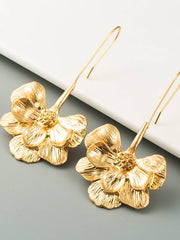 Flower Pendant Earrings
