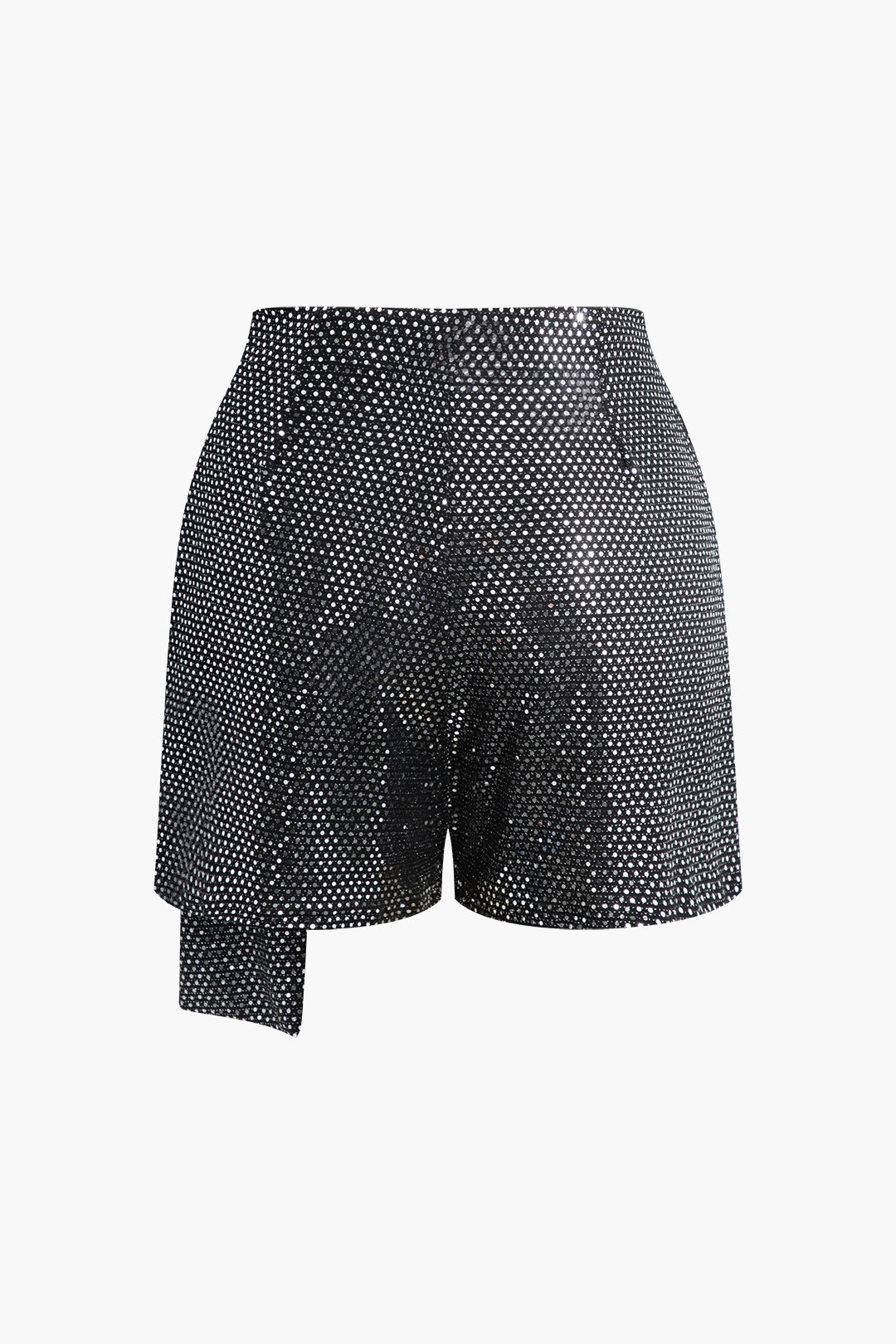 Sequin Tie Mini Skirt