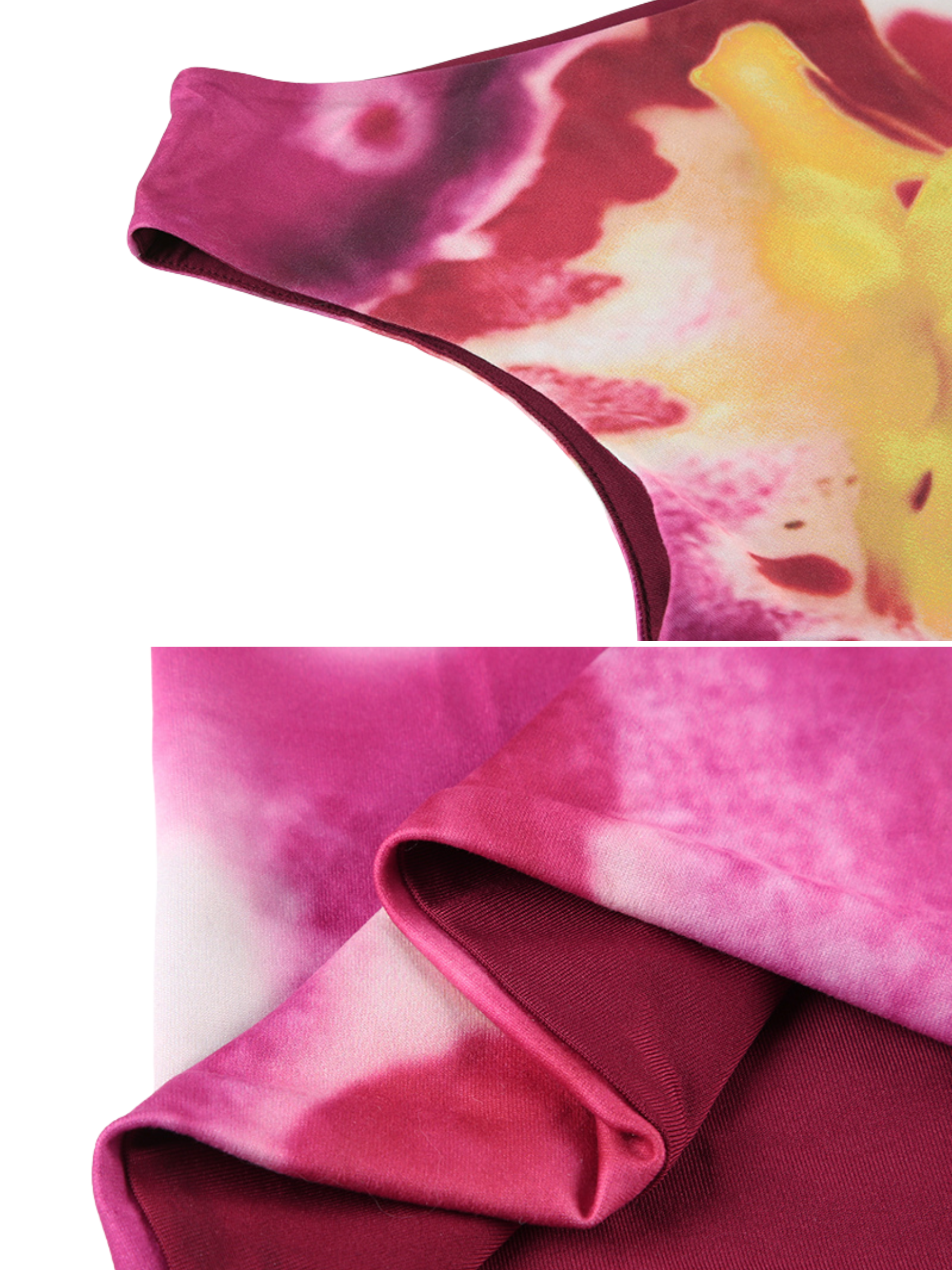 Arissa Floral Asymmetric Top