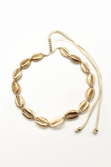 Metallic Shell Necklace