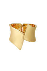 Metal Asymmetric Bangle Bracelet