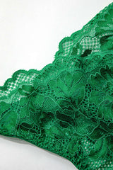 Lace Bra Top And Panties Set